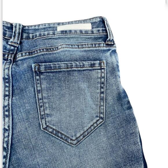 Cello Blue Side Stripe Straight Leg Crop Jeans Sz 7 - Picture 8 of 11